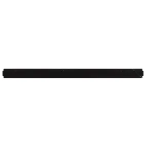 10 pack Black 0.8-in W x 12-in L Marble Polished Pencil Liner Tile Trim (0.67 Sq ft/case)