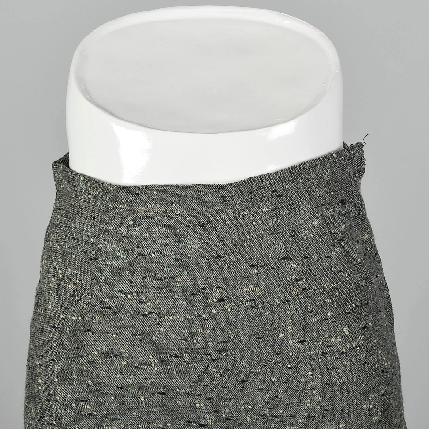 1950s Green Tweed Skirt
