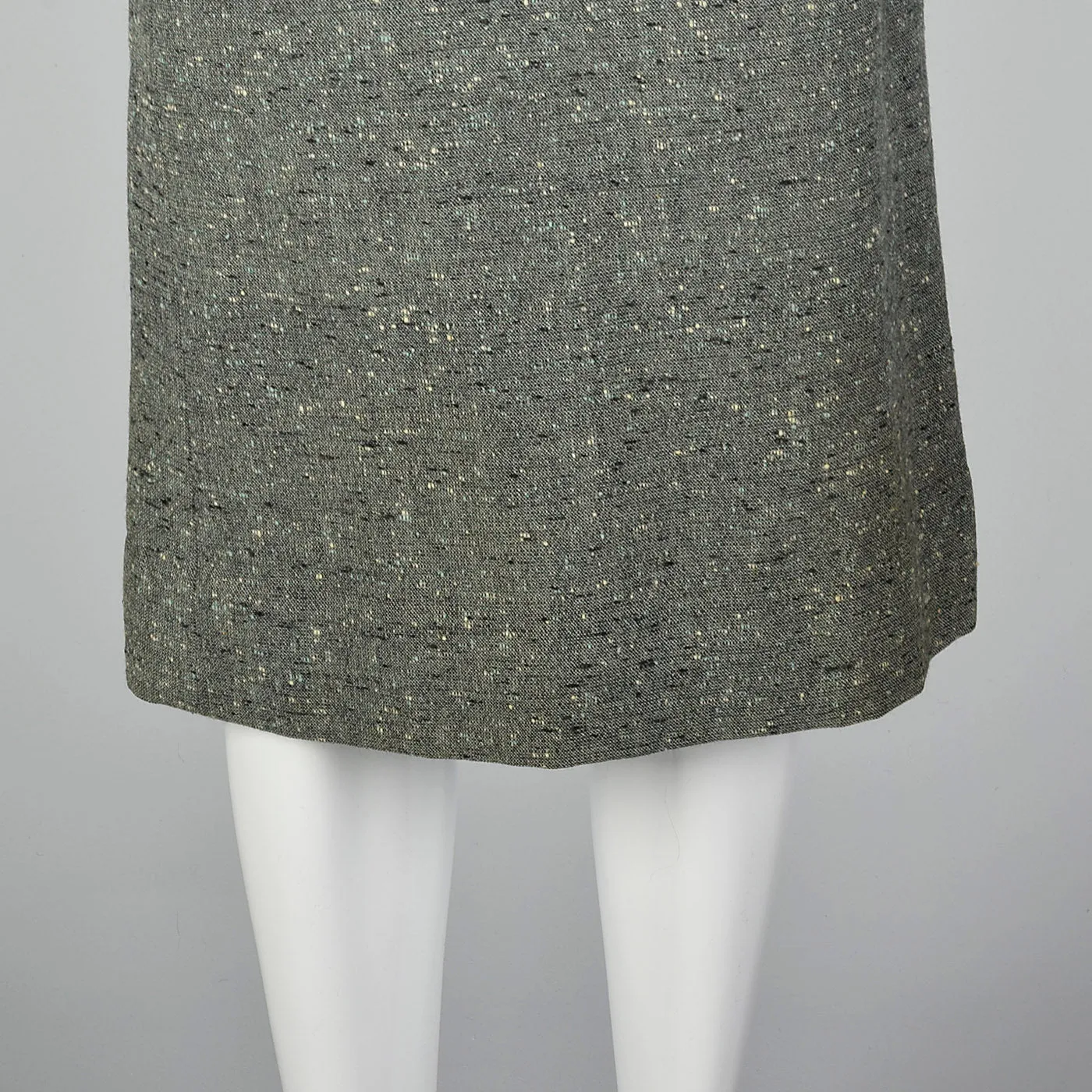 1950s Green Tweed Skirt