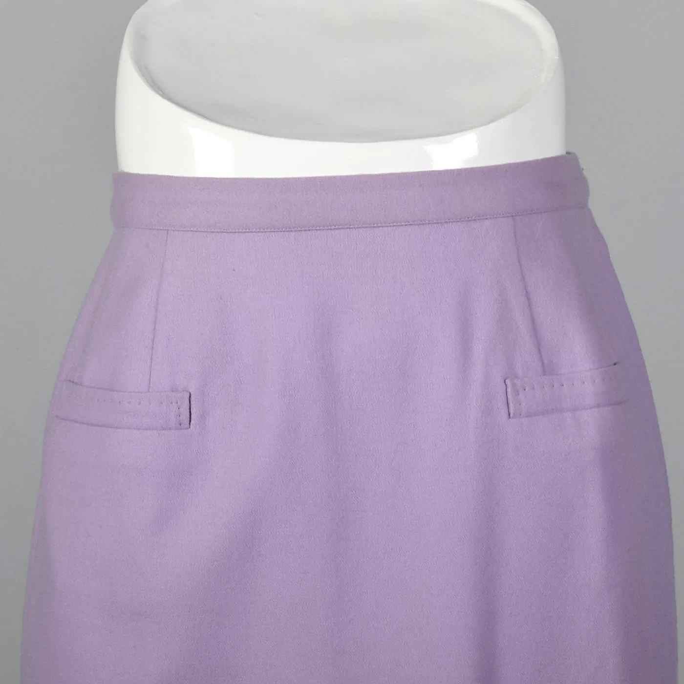 1950s Lavender Pencil Skirt