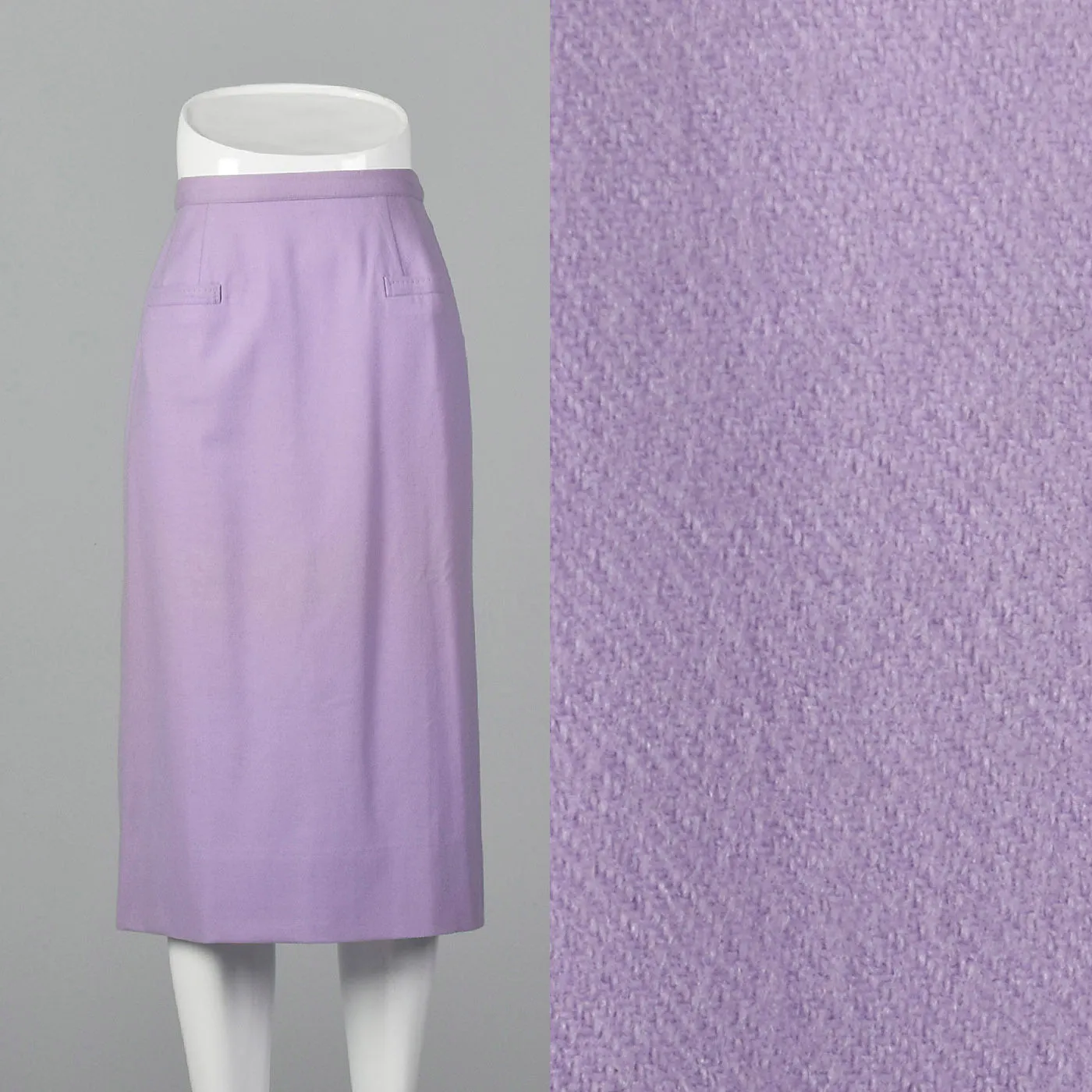 1950s Lavender Pencil Skirt
