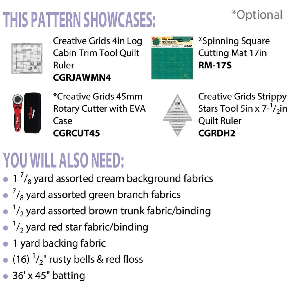 #2 Pencil Tree Pattern - Cut Loose Press