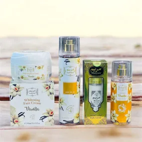 4 in 1 Maryam Vanilla Beauty Bundle (Body Lotion 40ml  Whitening Cream 250ml  Body Splash 250ml   Hair Perfume 150ml)