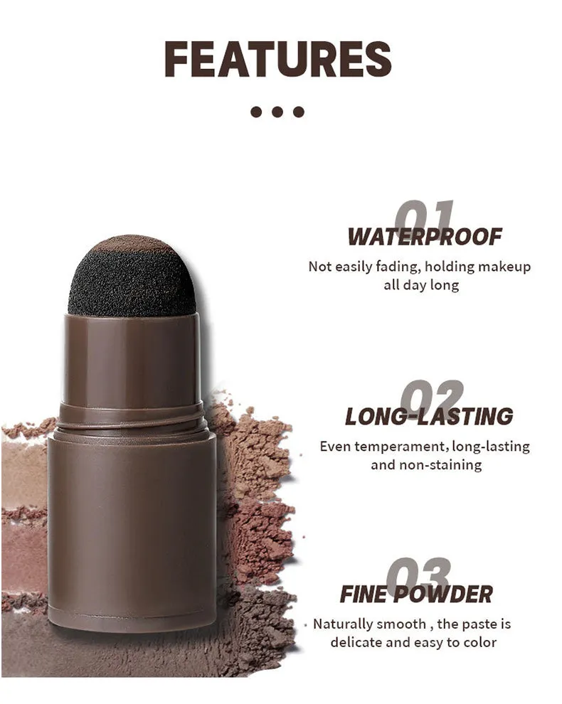 AAH-4 Colors waterproof and sweat-proof eyebrow powder/hairline powder