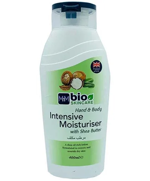 Bio Skincare Intensive Moisturiser With Shea Butter 400ml