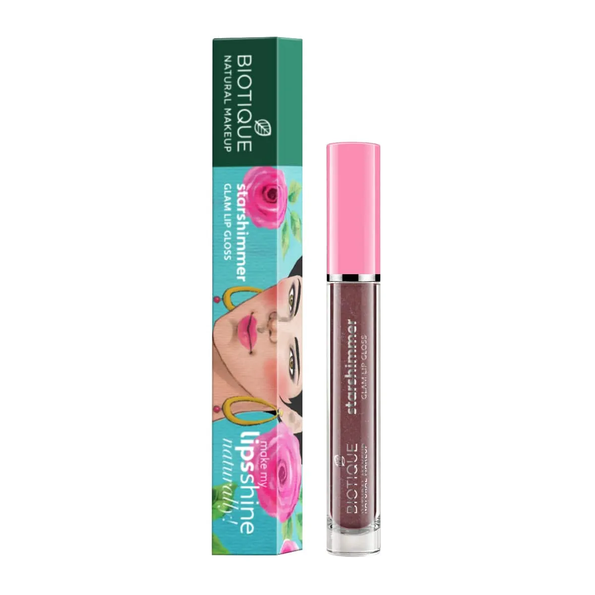 Biotique Natural Makeup Starshimmer Glam Lipgloss- 3.5g