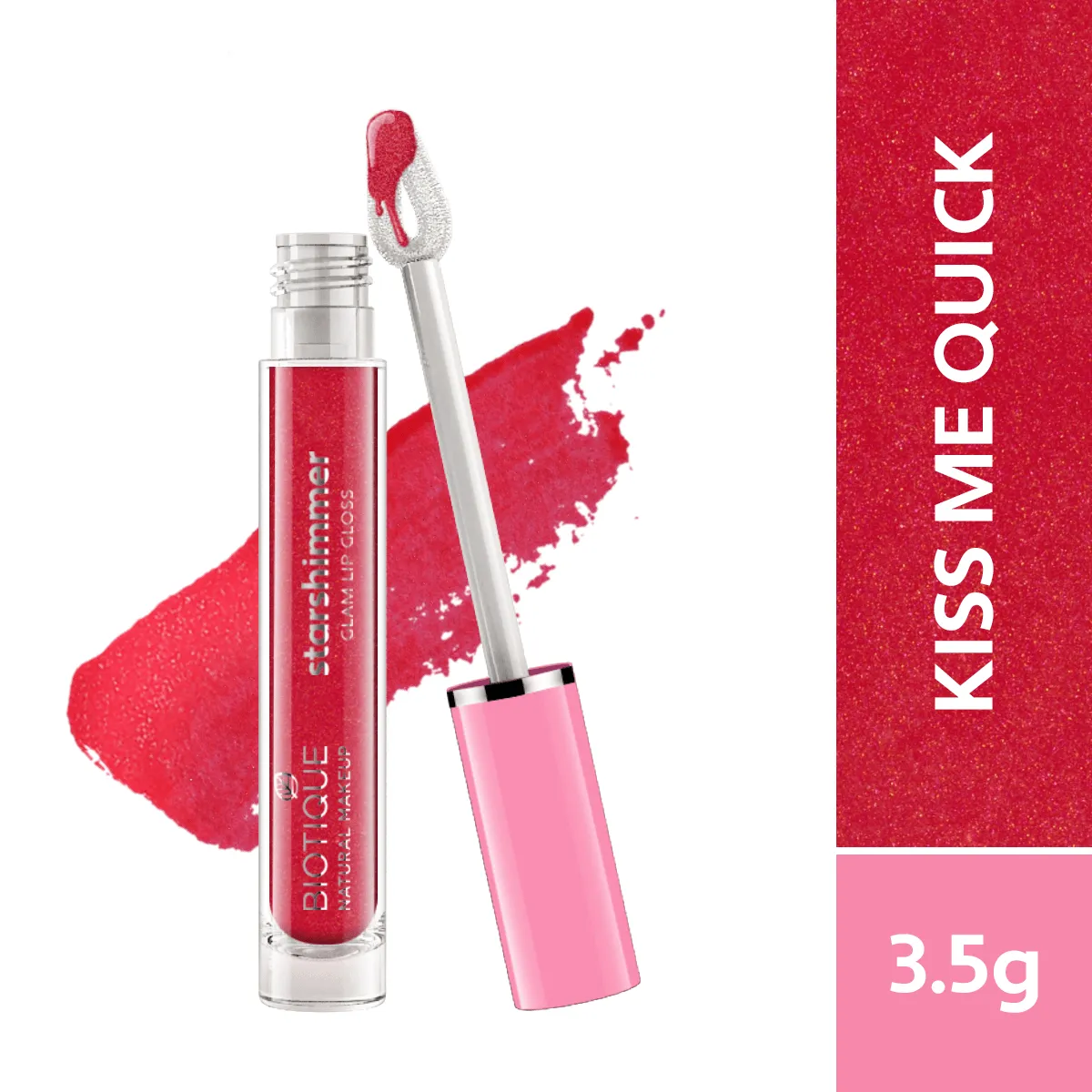 Biotique Natural Makeup Starshimmer Glam Lipgloss- 3.5g