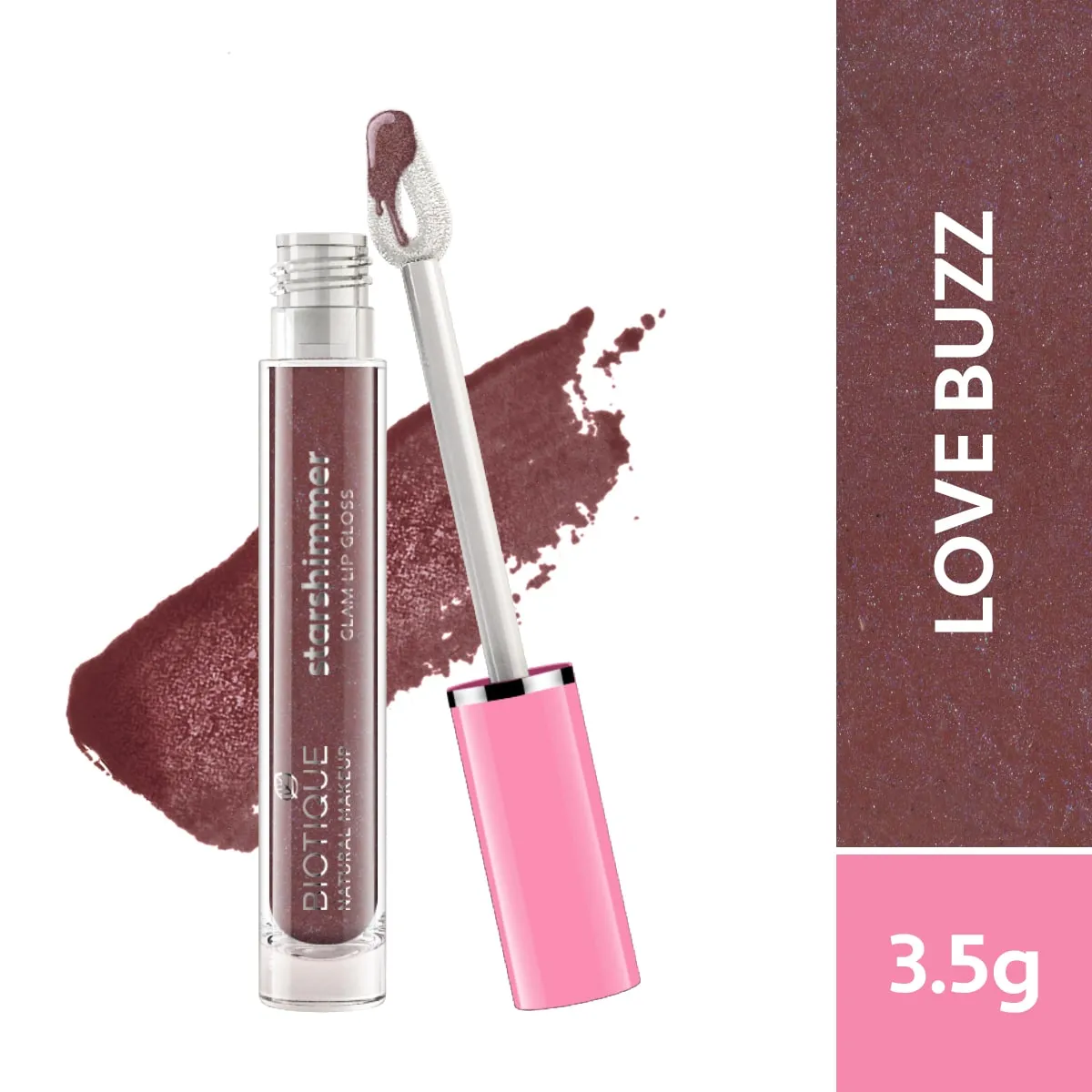 Biotique Natural Makeup Starshimmer Glam Lipgloss- 3.5g