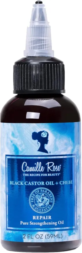 Camille Rose Naturals Black Castor Oil Plus Chebe Repair Strengthening Oil 59ml