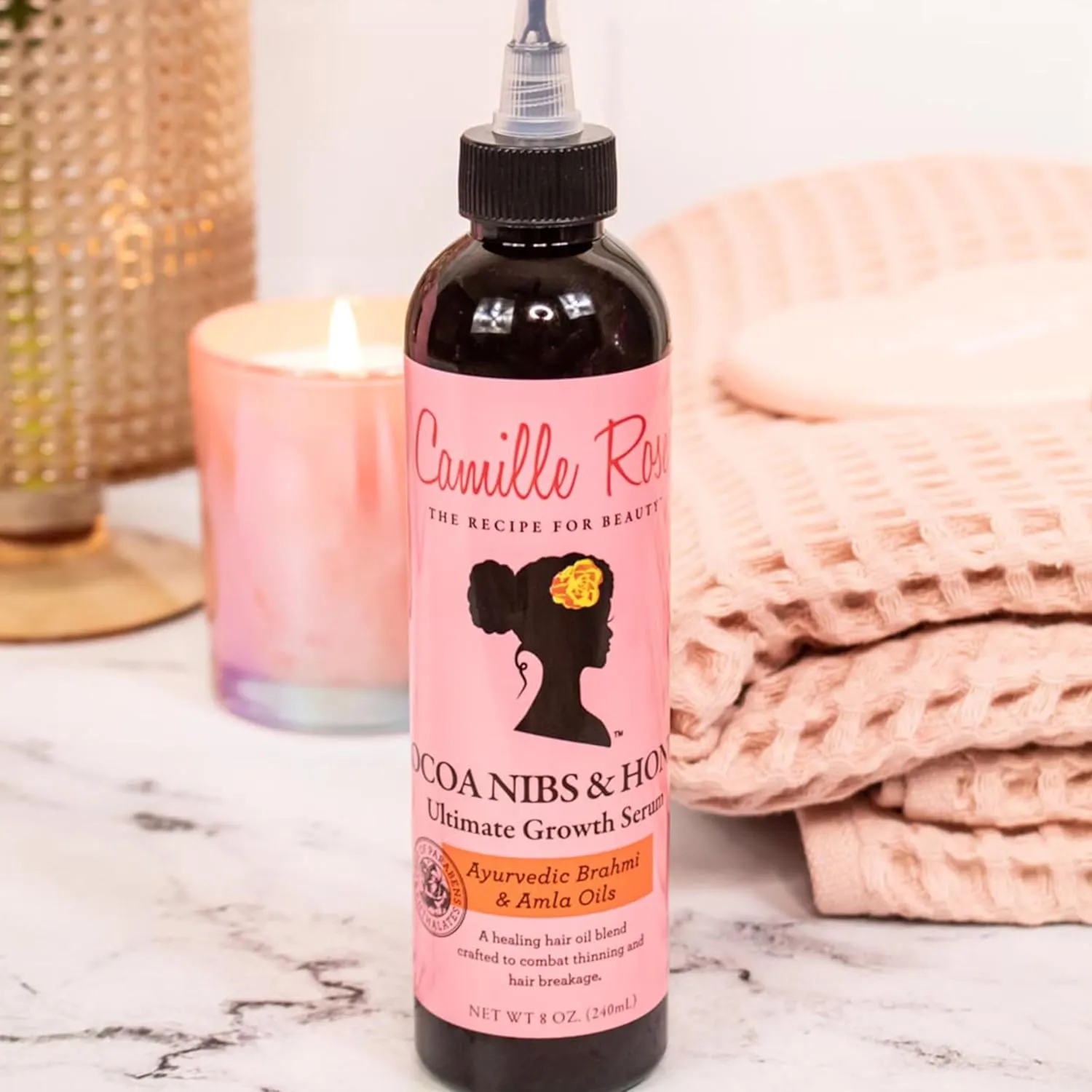 Camille Rose Naturals Cocoa Nibs And Honey Ultimate Strength Serum 240ml