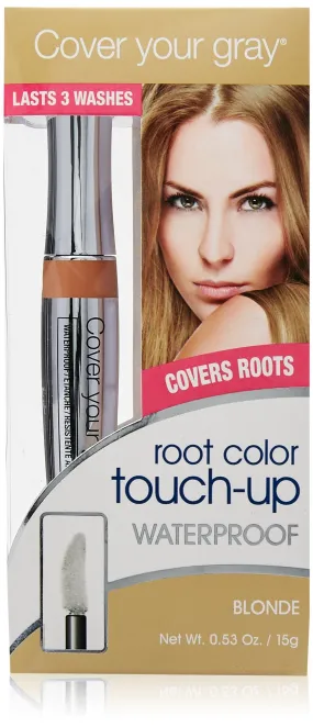 Cover Your Gray Waterproof Root Touch-Up, Light Brown/blonde, 0.53 Ounce