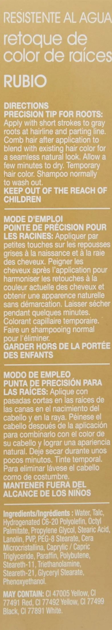 Cover Your Gray Waterproof Root Touch-Up, Light Brown/blonde, 0.53 Ounce