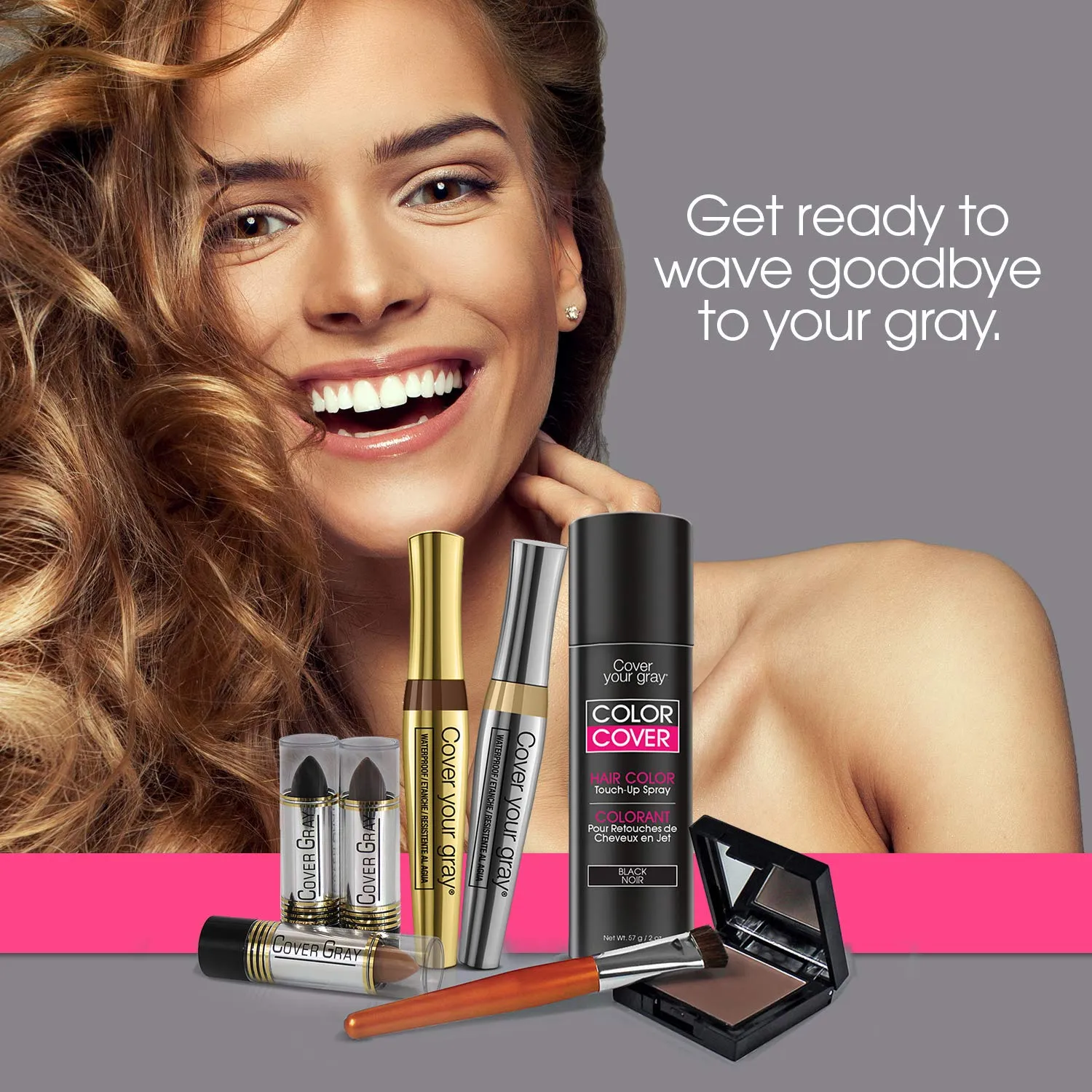 Cover Your Gray Waterproof Root Touch-Up Medium Brown