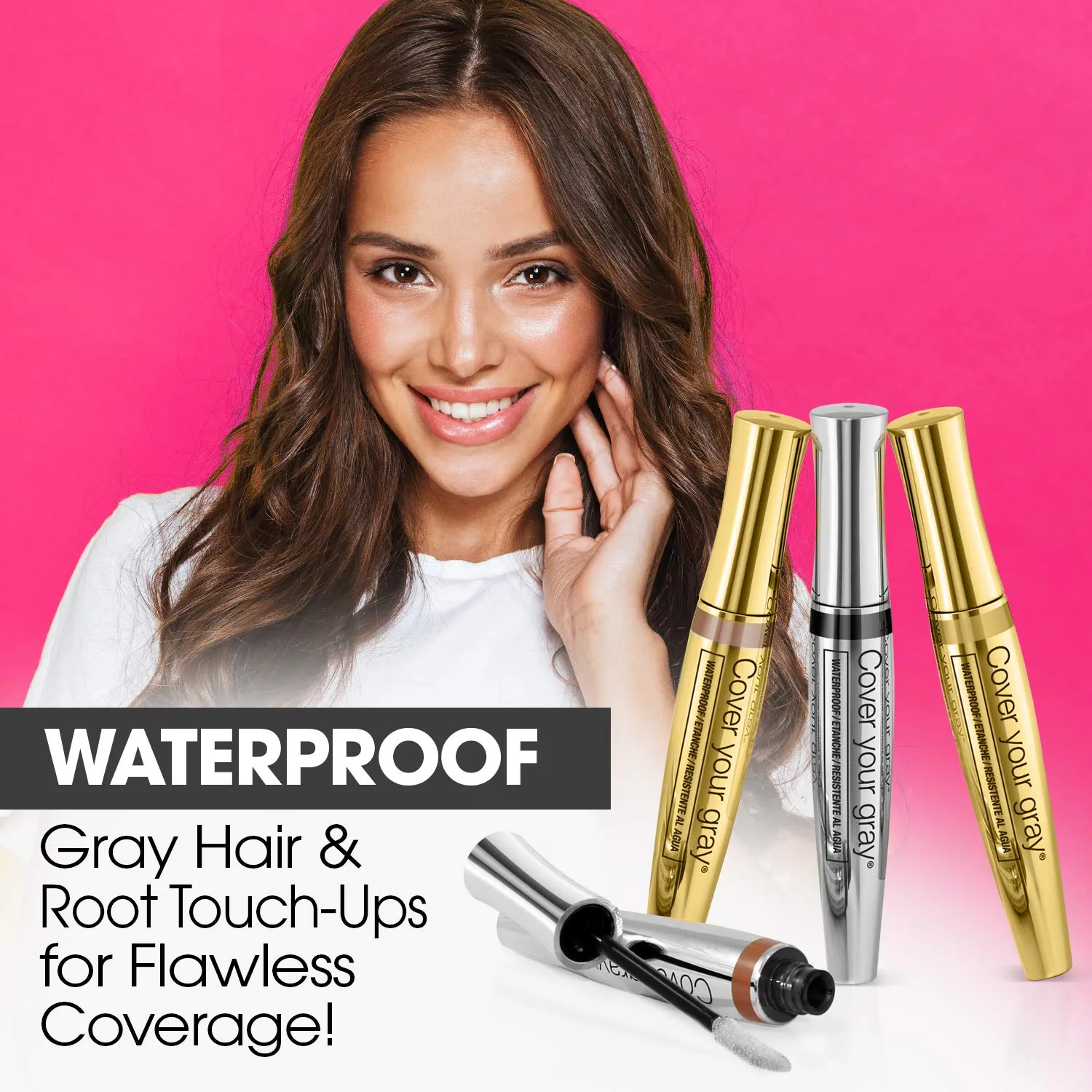 Cover Your Gray Waterproof Root Touch-Up Medium Brown