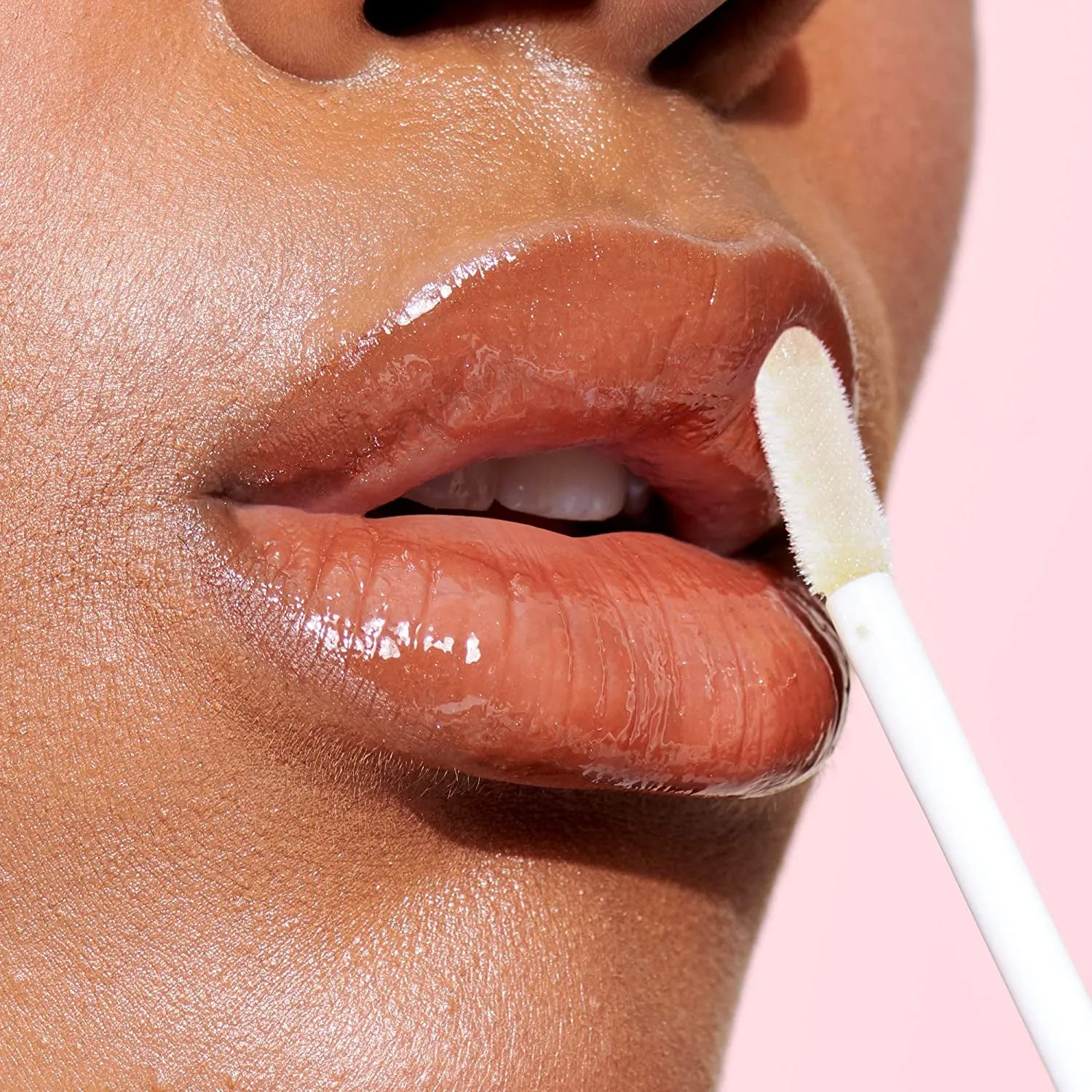 e.l.f. Lip Lacquer, Moisturizing, Shiny, Non-Sticky, Long Lasting, Provides Maximum Color, Glides On, Clear 2.5Ml