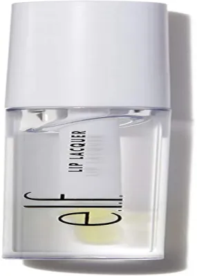 e.l.f. Lip Lacquer, Moisturizing, Shiny, Non-Sticky, Long Lasting, Provides Maximum Color, Glides On, Clear 2.5Ml