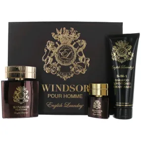 English Laundry Men's Personal Care Gift Set - Windsor Captivating Blend, 3 Piece