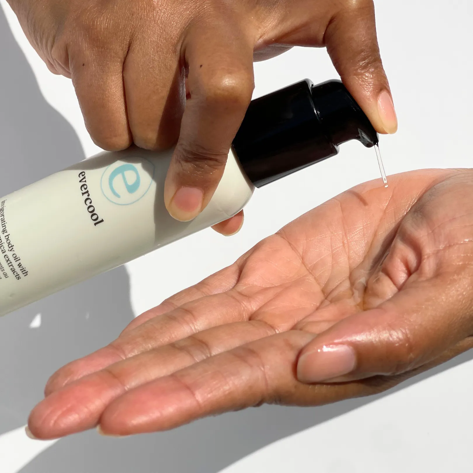 evercool body oil
