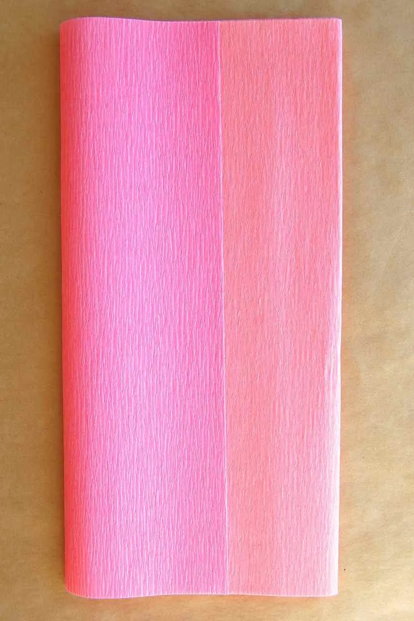 Giant Crepe Paper Rose Kit