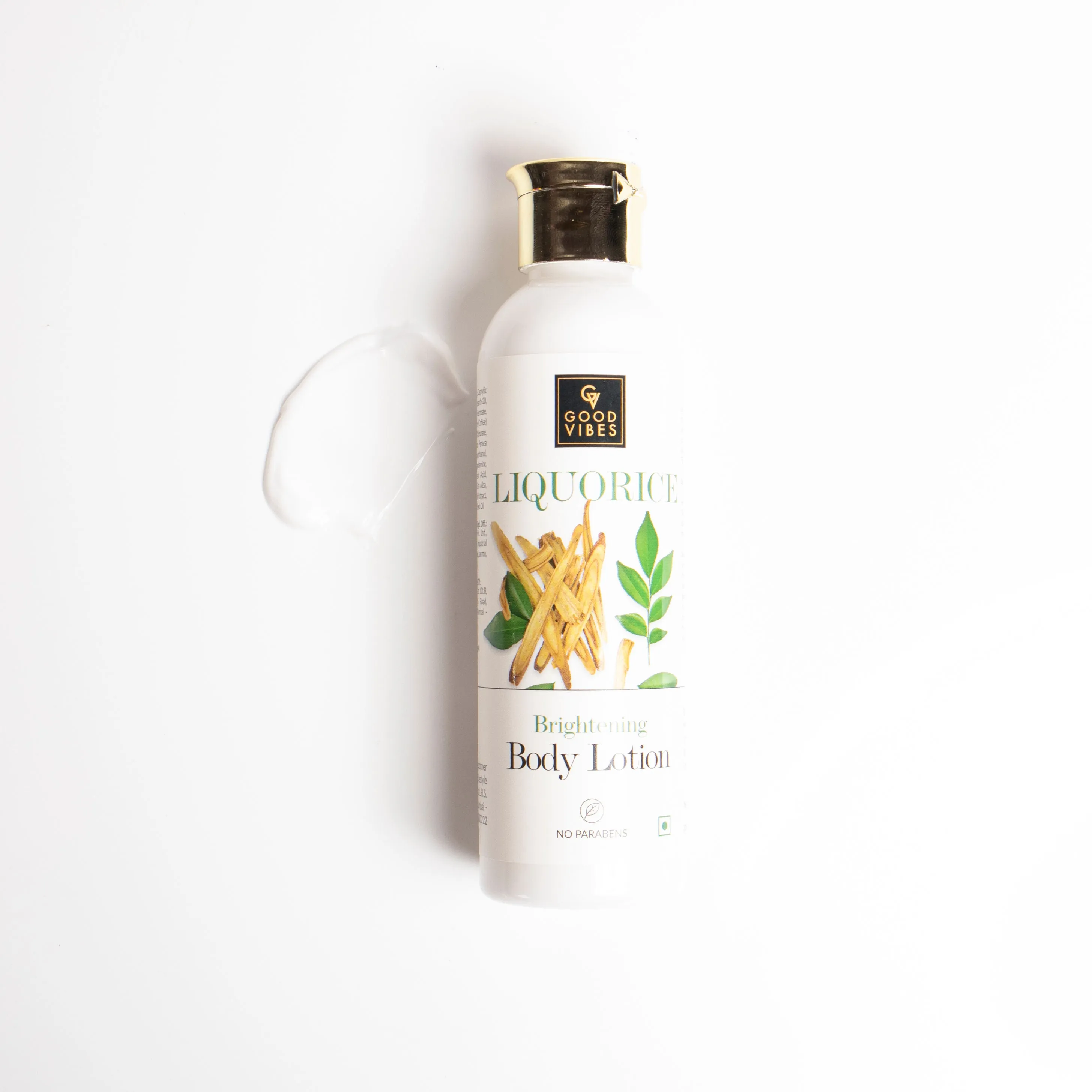 Good Vibes Liquorice Brightening Body Lotion | Non-Greasy, Moisturizing, Softening | No Parabens, No Sulphates, No Animal Testing (500 ml)
