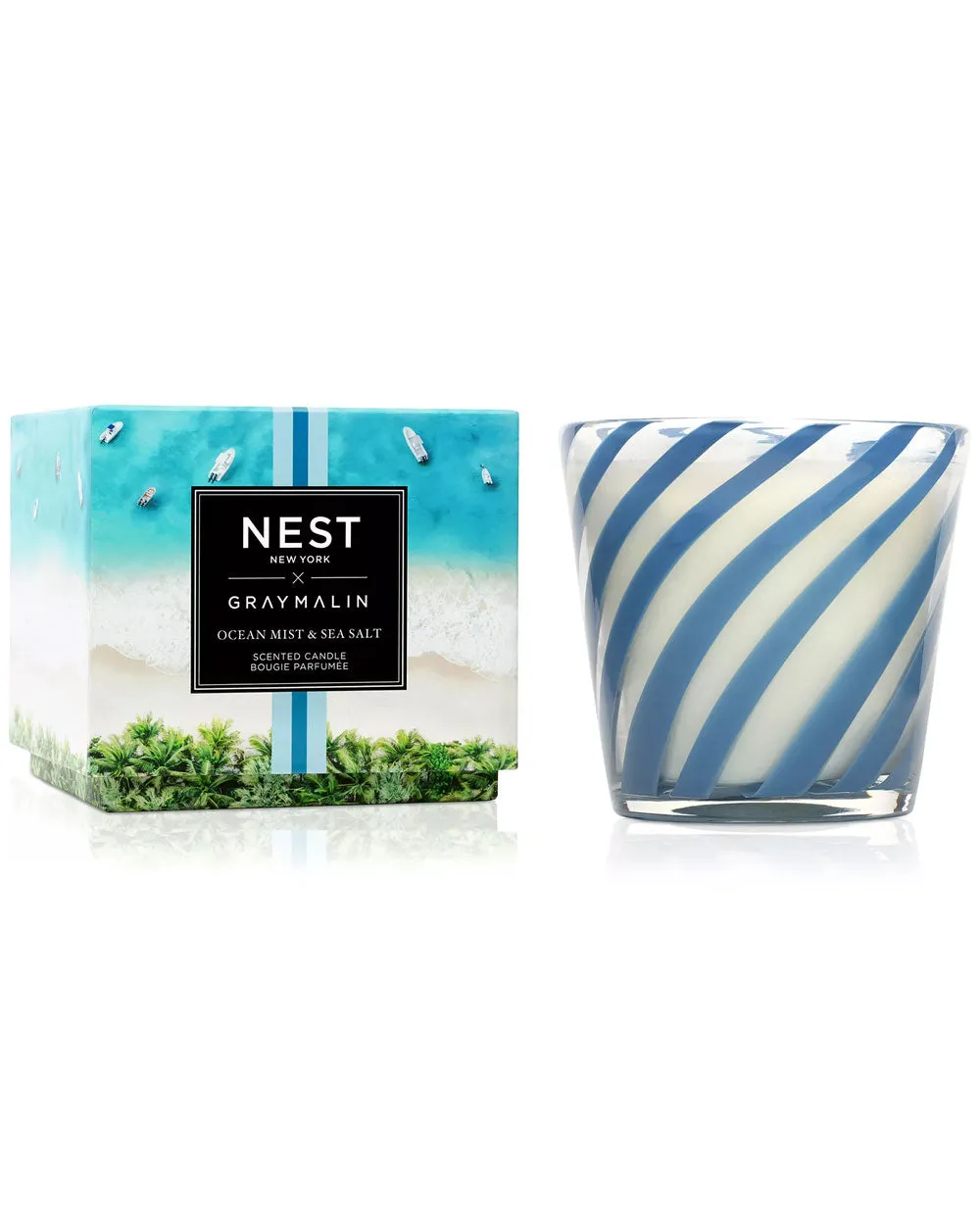 Gray Malin Ocean Mist and Sea Salt 3-Wick Candle