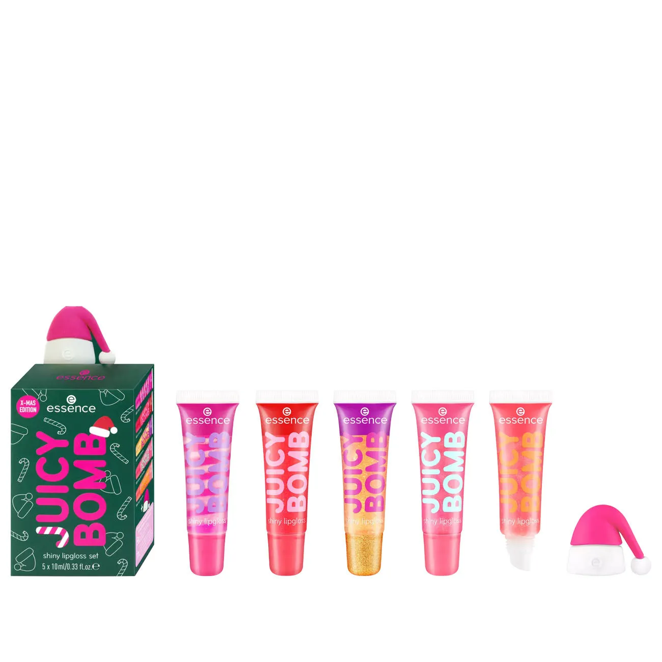 Juicy Bomb Christmas Shiny Lipgloss Set