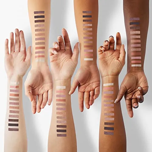 L.A Girl Eyeshadow Palette - 12 Shades, High Pigmented, Long Wearing & Easily Blendable, Matte, Shimmery & Metallic Finish, Beauty Brick Nudes - 12g