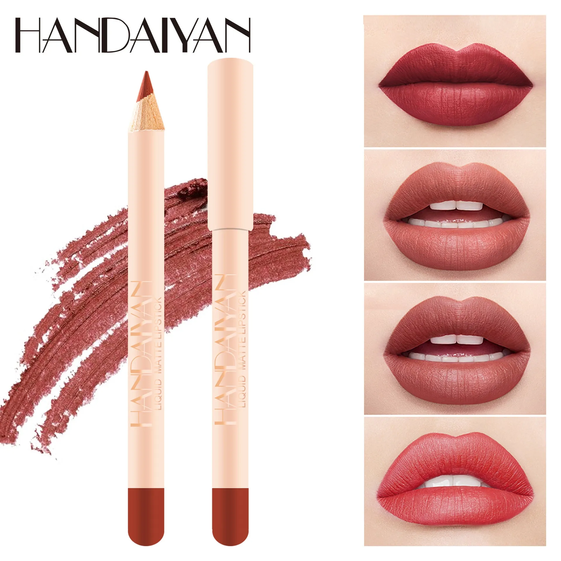 MA574 - 12 Colors Matte Lip Liner Pens