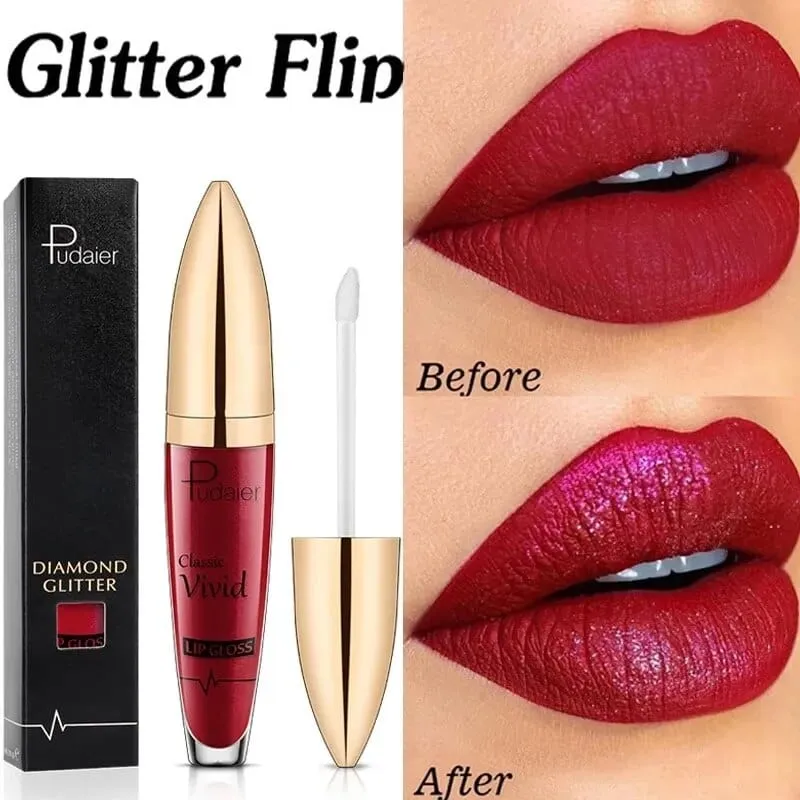 Marcy Matte Glitter Liquid Lip Gloss