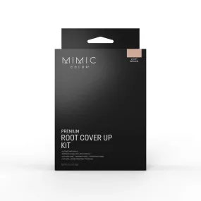 Mimic Color Root Cover Up for Hair Grey Hair Concealer Hair Root Color Touch Up Temporary Hair Color Covers Gray (FULL KIT, LIGHT BROWN)