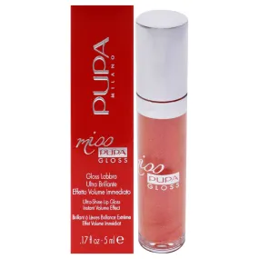 Miss Pupa Gloss Ultra-Shine Lip Gloss - 200 Juicy Glaze by Pupa Milano for Women - 0.17 oz Lip Gloss