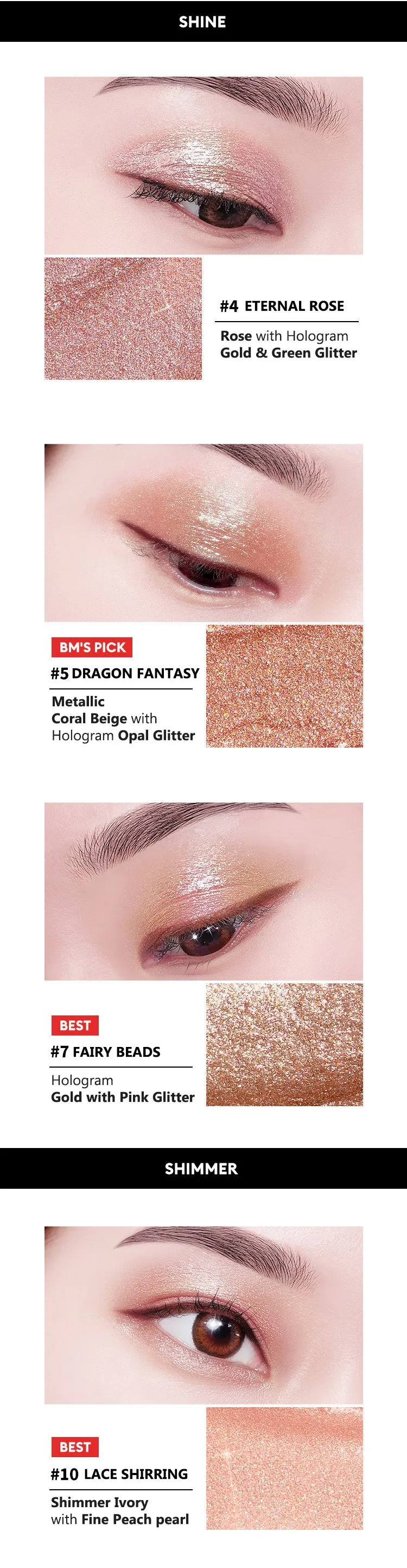 MISSHA Glitter Prism Liquid Eyeshadow 3g