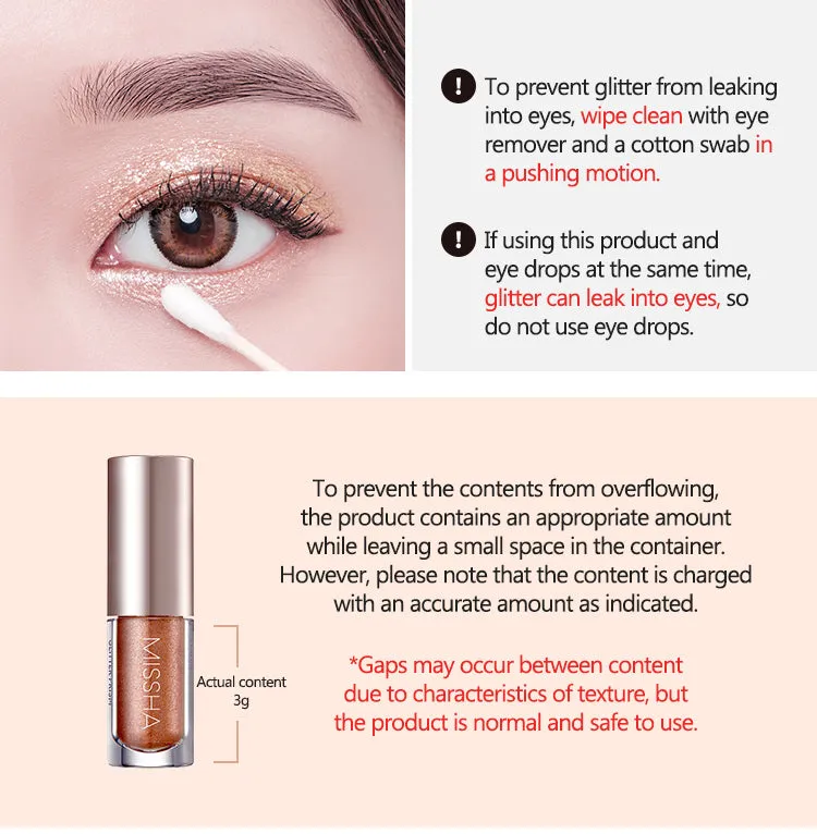 MISSHA Glitter Prism Liquid Eyeshadow 3g