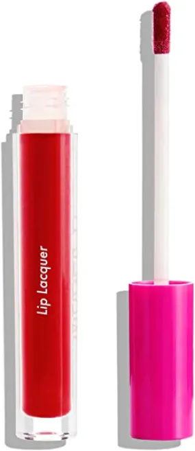 MODELCO Lip Lacquer - Inic Red - Highly Pigmented & Ultra-Shiny Lip Gloss - Provides Intense Hydration & One-Swipe verage - Long-Lasting & Non-Sticky Finish - 0.1 oz.