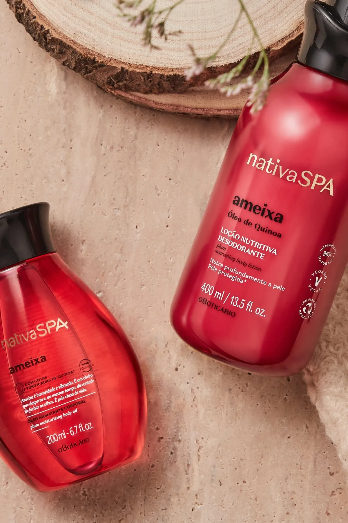 Nativa SPA Plum Body Lotion & Oil Set