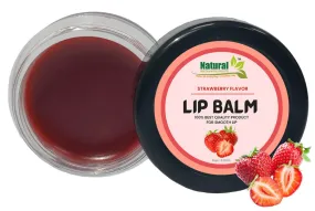 Natural Health and Herbal products Luscious Strawberry Kiss Lip Balm: Nourishing & Colorful 12 Hour Moisturization 12 Hrs Miniaturization, Long Lasting, Romantic, Kissable, Smooth Enriched, Care- 8g