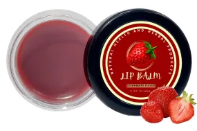 Natural Health and Herbal products Strawberry Kisses Lip Balm Your Lips' Friend 12 Hour Moisturization Shea Butter 12 Hrs Miniaturization, Long Lasting, Romantic, Kissable, Smooth Enriched, Care- 8g