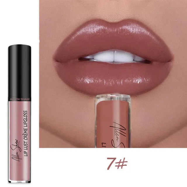 Nude Shiny  Glitter Shimmer Moisturizing Lip Gloss Lipstick
