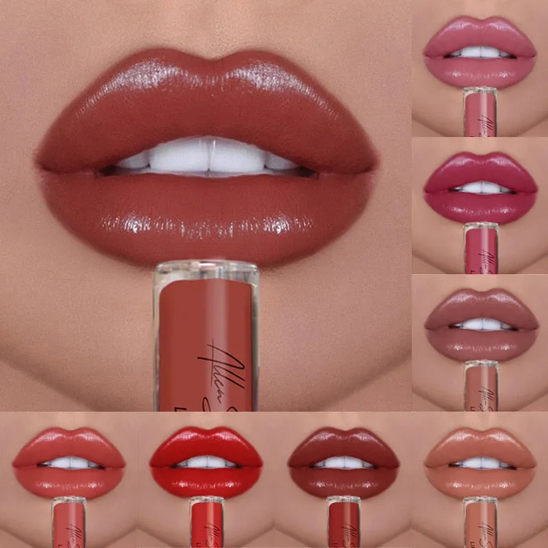Nude Shiny  Glitter Shimmer Moisturizing Lip Gloss Lipstick