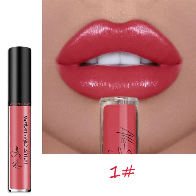 Nude Shiny  Glitter Shimmer Moisturizing Lip Gloss Lipstick