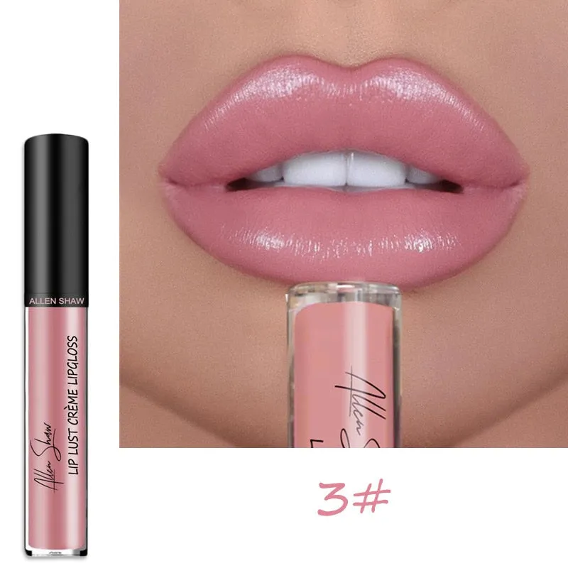 Nude Shiny  Glitter Shimmer Moisturizing Lip Gloss Lipstick