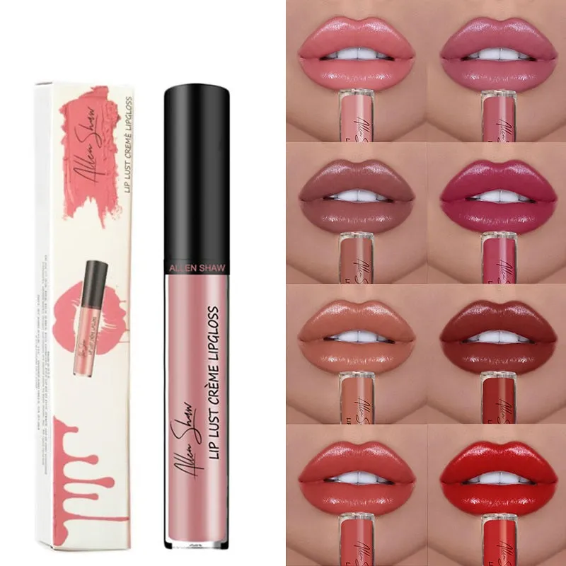Nude Shiny  Glitter Shimmer Moisturizing Lip Gloss Lipstick