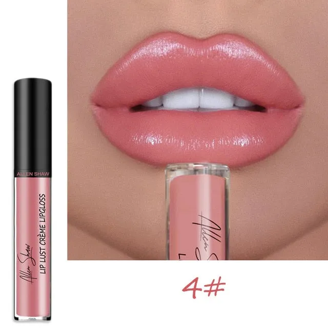 Nude Shiny  Glitter Shimmer Moisturizing Lip Gloss Lipstick
