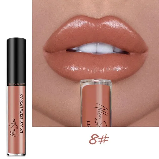 Nude Shiny  Glitter Shimmer Moisturizing Lip Gloss Lipstick