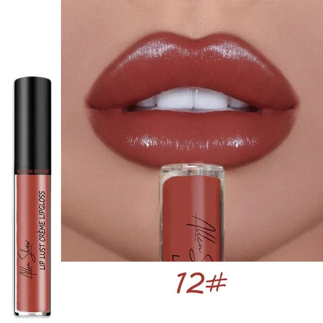 Nude Shiny  Glitter Shimmer Moisturizing Lip Gloss Lipstick