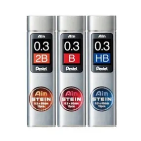 PENTEL C273 Ain STEIN Automatic pencil lead Replacement lead 0.3mm 15 pieces B pencil lead HB pencil lead