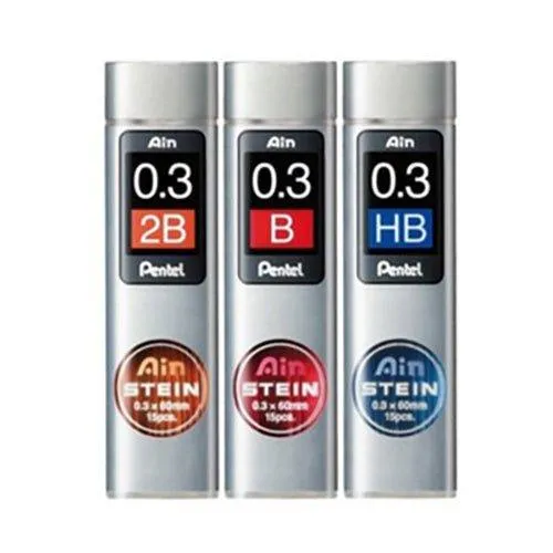 PENTEL C273 Ain STEIN Automatic pencil lead Replacement lead 0.3mm 15 pieces B pencil lead HB pencil lead