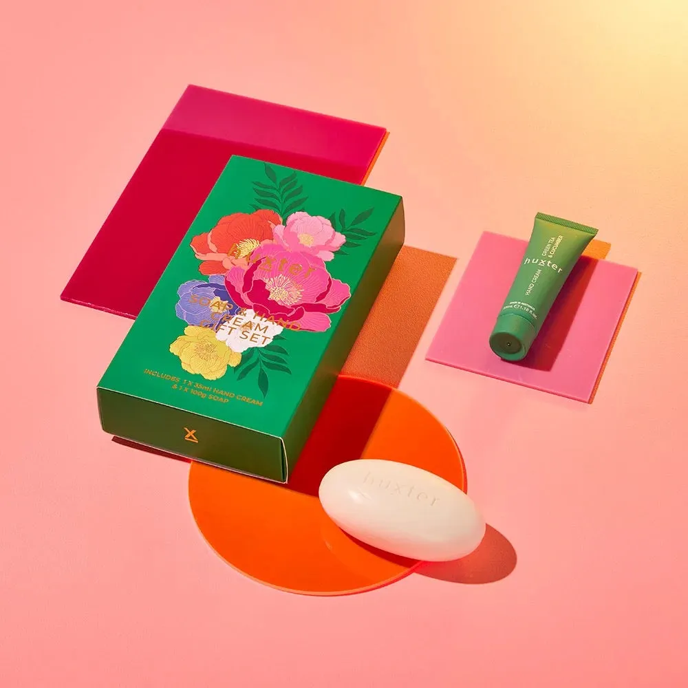 Soap & Hand Cream Gift Box Green Tea & Cucumber