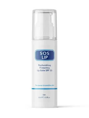 SOS Lip Balm SPF 30 10ml | Natural Sun Protection for Lips | Moisturizing & Healing Lip Balm | Enriched with SPF 30, Beeswax & Vitamin E for Soft, Protected Lips
