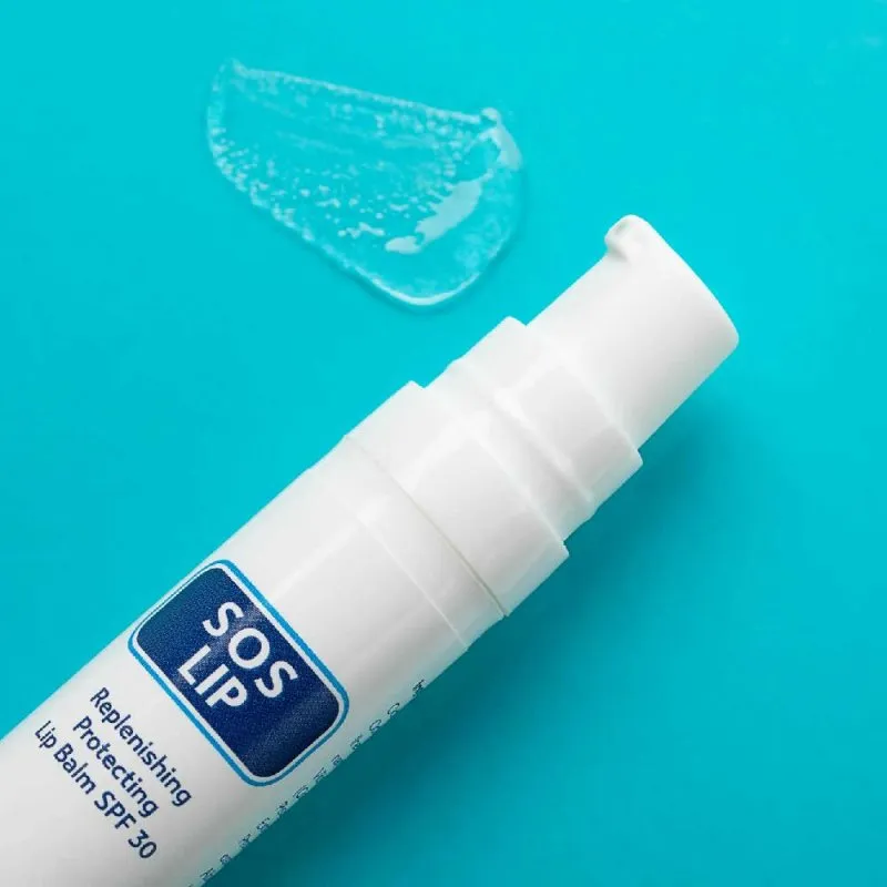 SOS Lip Balm SPF 30 10ml | Natural Sun Protection for Lips | Moisturizing & Healing Lip Balm | Enriched with SPF 30, Beeswax & Vitamin E for Soft, Protected Lips
